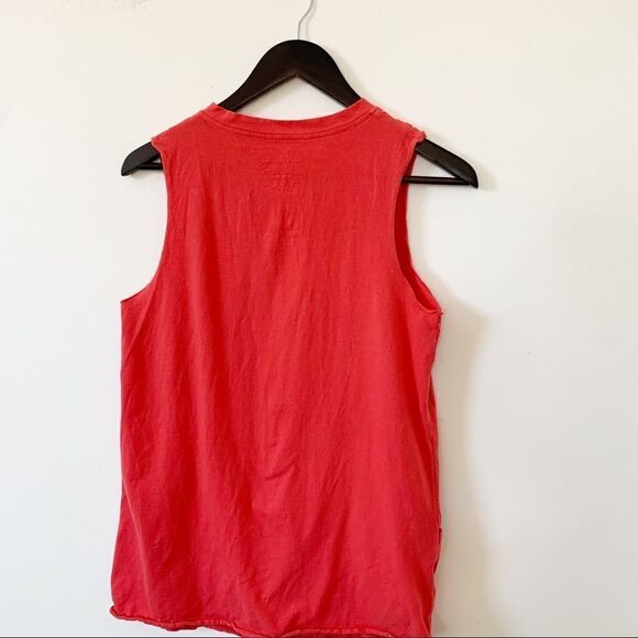 Neon Buddha Pink Coral Sleeveless Tunic Vest Cardigan - Picture 4 of 5